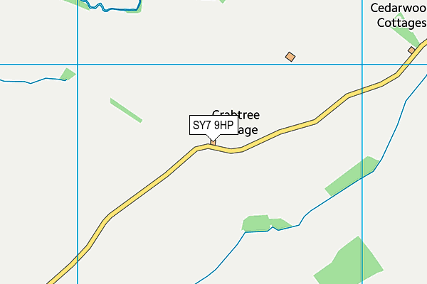 SY7 9HP map - OS VectorMap District (Ordnance Survey) SY7 9HP map - OS VectorMap District (Ordnance Survey)