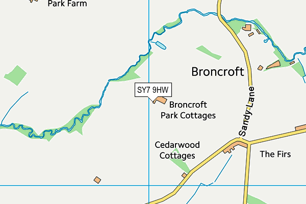 SY7 9HW map - OS VectorMap District (Ordnance Survey) SY7 9HW map - OS VectorMap District (Ordnance Survey)