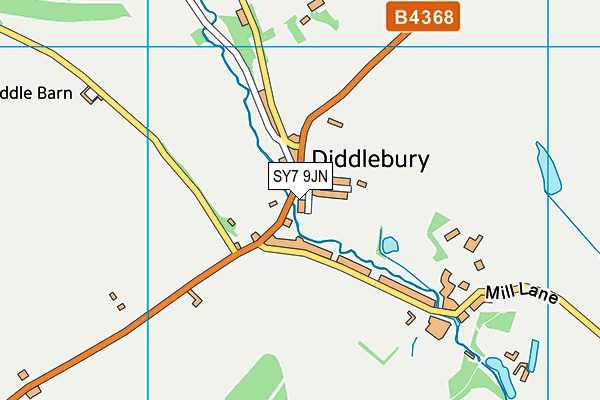 SY7 9JN map - OS VectorMap District (Ordnance Survey) SY7 9JN map - OS VectorMap District (Ordnance Survey)