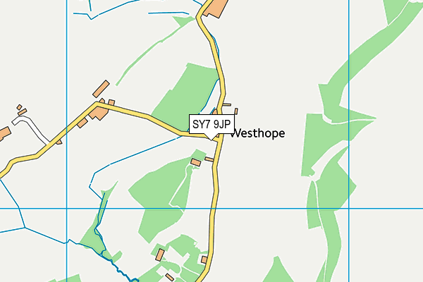 SY7 9JP map - OS VectorMap District (Ordnance Survey) SY7 9JP map - OS VectorMap District (Ordnance Survey)