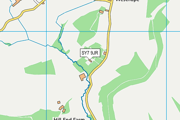 SY7 9JR map - OS VectorMap District (Ordnance Survey) SY7 9JR map - OS VectorMap District (Ordnance Survey)