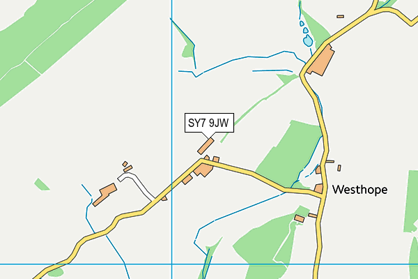 SY7 9JW map - OS VectorMap District (Ordnance Survey) SY7 9JW map - OS VectorMap District (Ordnance Survey)