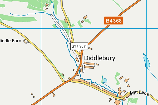 SY7 9JY map - OS VectorMap District (Ordnance Survey) SY7 9JY map - OS VectorMap District (Ordnance Survey)