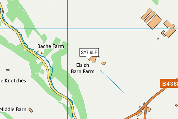 SY7 9LF map - OS VectorMap District (Ordnance Survey) SY7 9LF map - OS VectorMap District (Ordnance Survey)