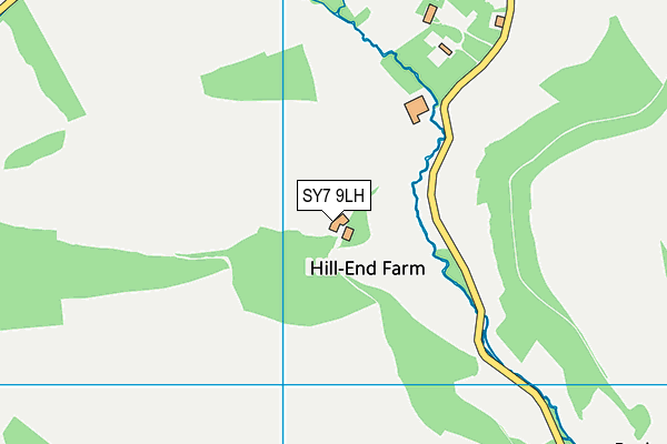 SY7 9LH map - OS VectorMap District (Ordnance Survey) SY7 9LH map - OS VectorMap District (Ordnance Survey)
