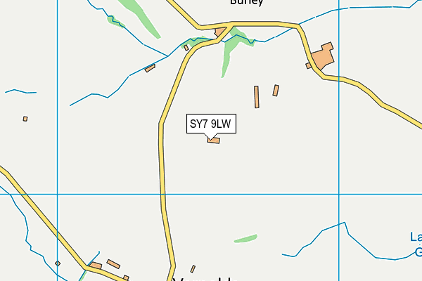SY7 9LW map - OS VectorMap District (Ordnance Survey) SY7 9LW map - OS VectorMap District (Ordnance Survey)