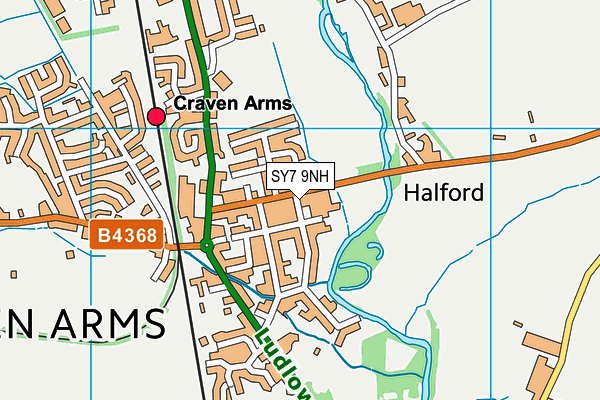 SY7 9NH map - OS VectorMap District (Ordnance Survey) SY7 9NH map - OS VectorMap District (Ordnance Survey)