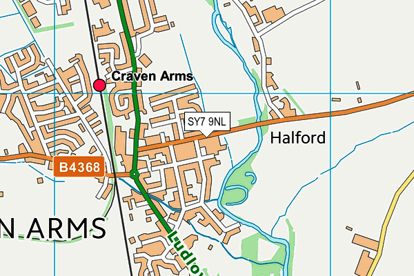 SY7 9NL map - OS VectorMap District (Ordnance Survey) SY7 9NL map - OS VectorMap District (Ordnance Survey)