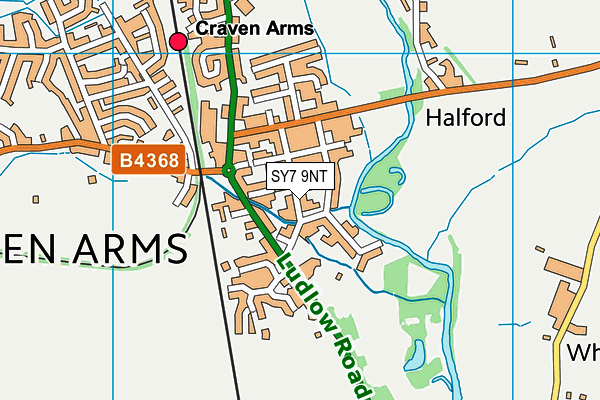 SY7 9NT map - OS VectorMap District (Ordnance Survey) SY7 9NT map - OS VectorMap District (Ordnance Survey)