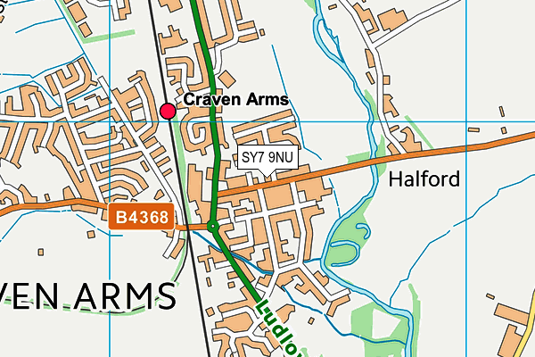 SY7 9NU map - OS VectorMap District (Ordnance Survey) SY7 9NU map - OS VectorMap District (Ordnance Survey)