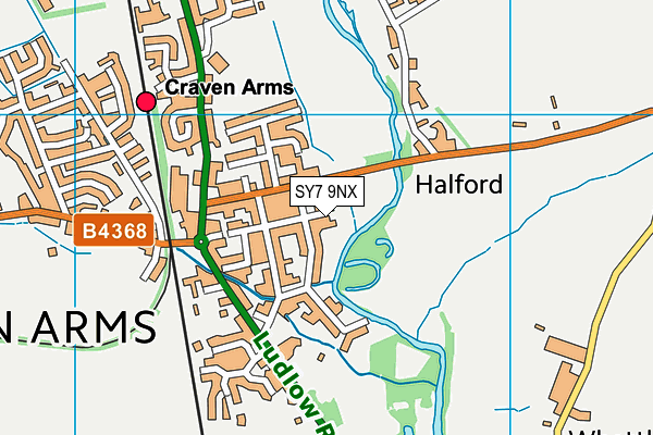 SY7 9NX map - OS VectorMap District (Ordnance Survey) SY7 9NX map - OS VectorMap District (Ordnance Survey)