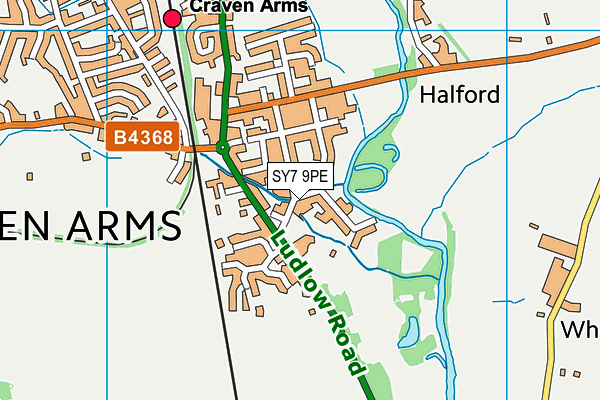 SY7 9PE map - OS VectorMap District (Ordnance Survey) SY7 9PE map - OS VectorMap District (Ordnance Survey)