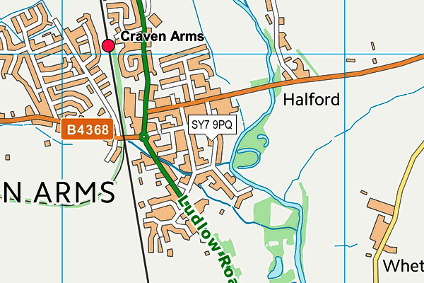 SY7 9PQ map - OS VectorMap District (Ordnance Survey) SY7 9PQ map - OS VectorMap District (Ordnance Survey)