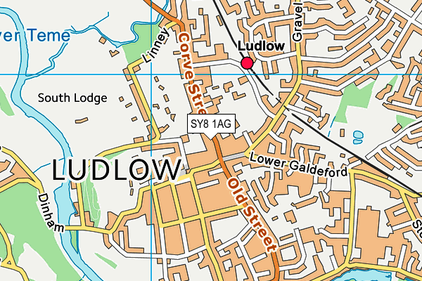 SY8 1AG map - OS VectorMap District (Ordnance Survey) SY8 1AG map - OS VectorMap District (Ordnance Survey)