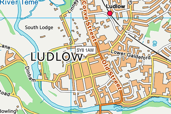 SY8 1AW map - OS VectorMap District (Ordnance Survey) SY8 1AW map - OS VectorMap District (Ordnance Survey)