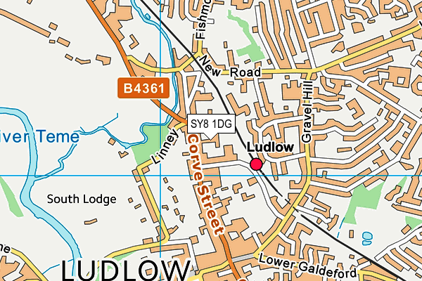 SY8 1DG map - OS VectorMap District (Ordnance Survey) SY8 1DG map - OS VectorMap District (Ordnance Survey)
