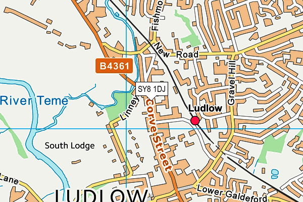 SY8 1DJ map - OS VectorMap District (Ordnance Survey) SY8 1DJ map - OS VectorMap District (Ordnance Survey)