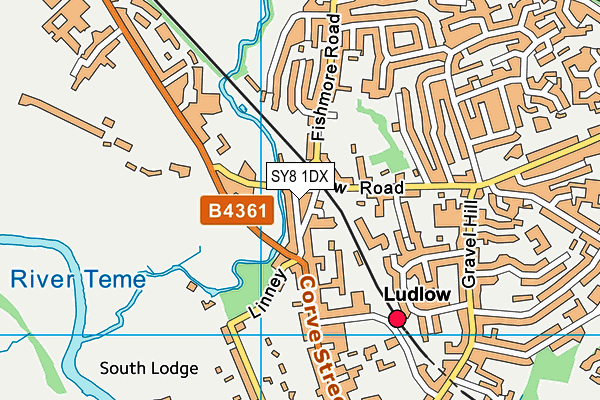 SY8 1DX map - OS VectorMap District (Ordnance Survey) SY8 1DX map - OS VectorMap District (Ordnance Survey)