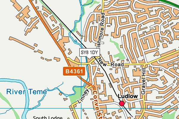 SY8 1DY map - OS VectorMap District (Ordnance Survey) SY8 1DY map - OS VectorMap District (Ordnance Survey)