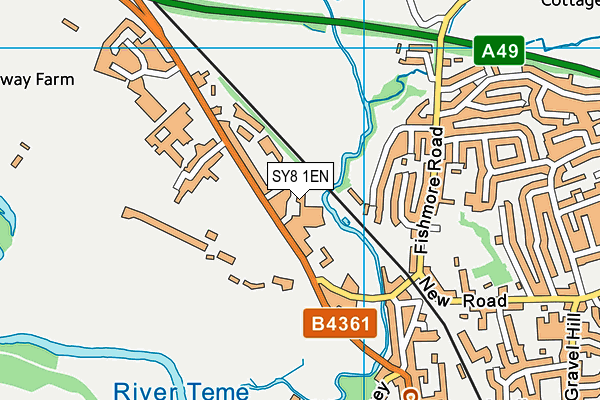 SY8 1EN map - OS VectorMap District (Ordnance Survey) SY8 1EN map - OS VectorMap District (Ordnance Survey)