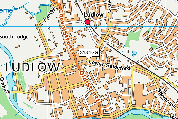 SY8 1GG map - OS VectorMap District (Ordnance Survey) SY8 1GG map - OS VectorMap District (Ordnance Survey)
