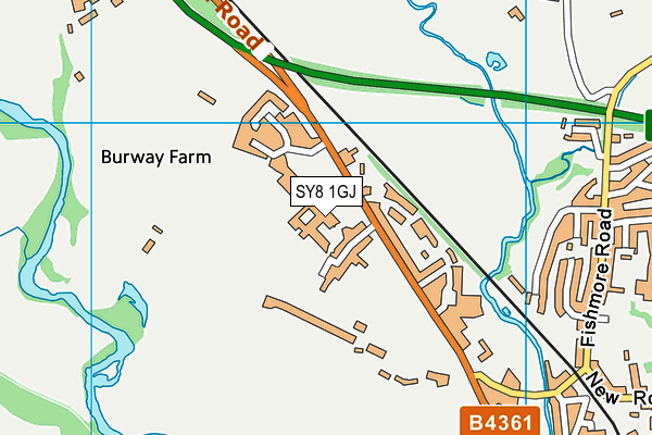 SY8 1GJ map - OS VectorMap District (Ordnance Survey) SY8 1GJ map - OS VectorMap District (Ordnance Survey)