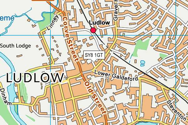 SY8 1GT map - OS VectorMap District (Ordnance Survey) SY8 1GT map - OS VectorMap District (Ordnance Survey)