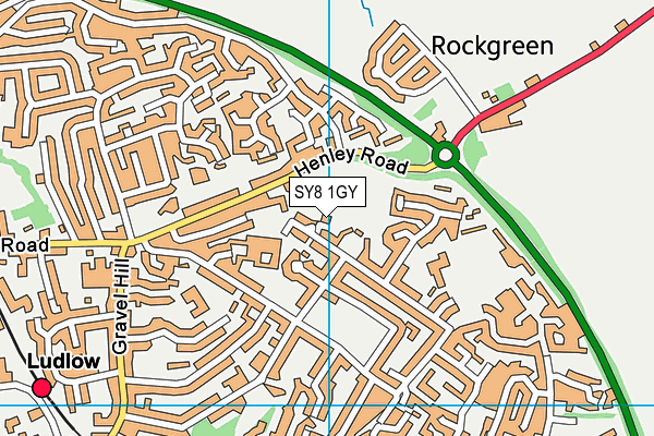 SY8 1GY map - OS VectorMap District (Ordnance Survey) SY8 1GY map - OS VectorMap District (Ordnance Survey)