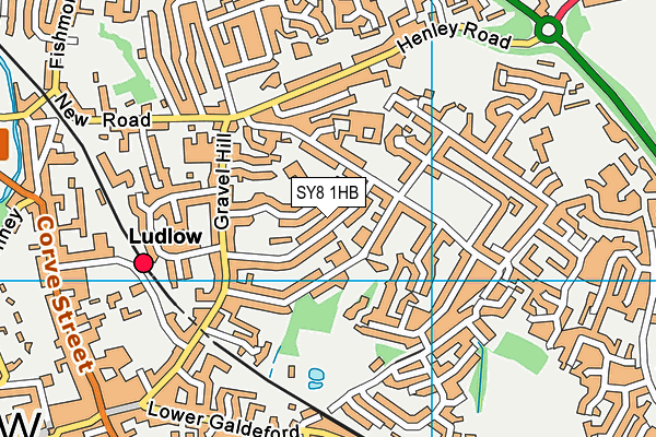 SY8 1HB map - OS VectorMap District (Ordnance Survey) SY8 1HB map - OS VectorMap District (Ordnance Survey)