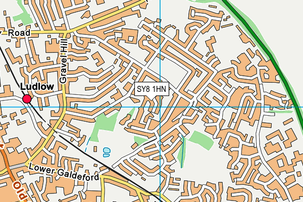 SY8 1HN map - OS VectorMap District (Ordnance Survey) SY8 1HN map - OS VectorMap District (Ordnance Survey)