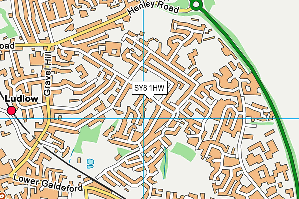 SY8 1HW map - OS VectorMap District (Ordnance Survey) SY8 1HW map - OS VectorMap District (Ordnance Survey)