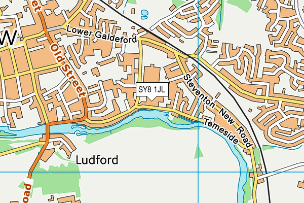 SY8 1JL map - OS VectorMap District (Ordnance Survey) SY8 1JL map - OS VectorMap District (Ordnance Survey)