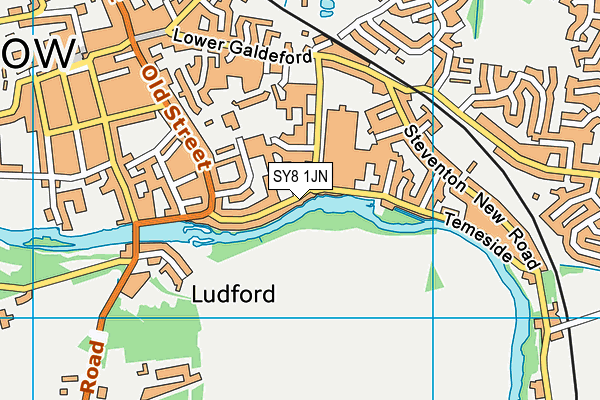 SY8 1JN map - OS VectorMap District (Ordnance Survey) SY8 1JN map - OS VectorMap District (Ordnance Survey)