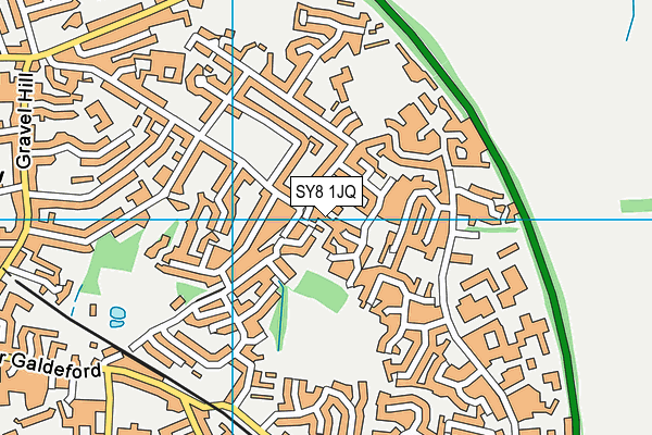 SY8 1JQ map - OS VectorMap District (Ordnance Survey) SY8 1JQ map - OS VectorMap District (Ordnance Survey)