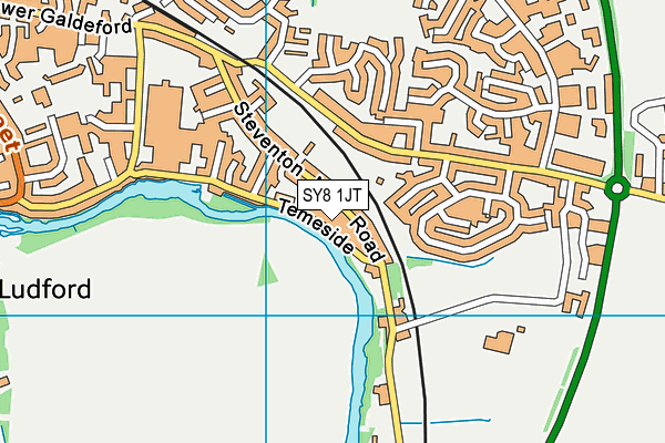SY8 1JT map - OS VectorMap District (Ordnance Survey) SY8 1JT map - OS VectorMap District (Ordnance Survey)