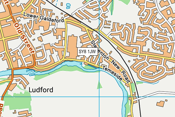 SY8 1JW map - OS VectorMap District (Ordnance Survey) SY8 1JW map - OS VectorMap District (Ordnance Survey)