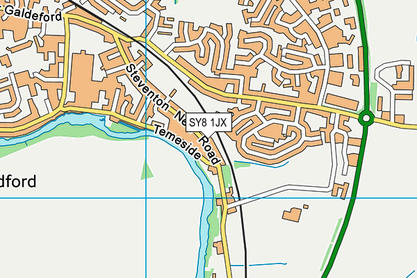 SY8 1JX map - OS VectorMap District (Ordnance Survey) SY8 1JX map - OS VectorMap District (Ordnance Survey)