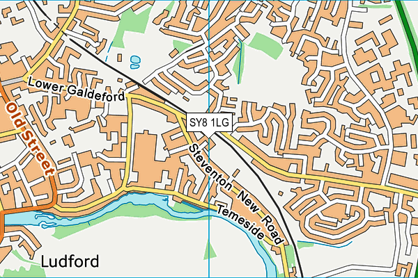 SY8 1LG map - OS VectorMap District (Ordnance Survey) SY8 1LG map - OS VectorMap District (Ordnance Survey)