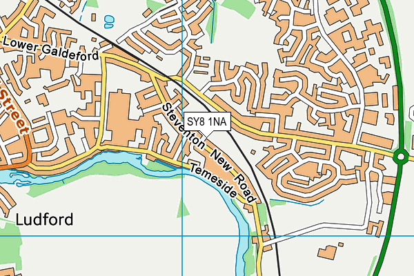 SY8 1NA map - OS VectorMap District (Ordnance Survey) SY8 1NA map - OS VectorMap District (Ordnance Survey)