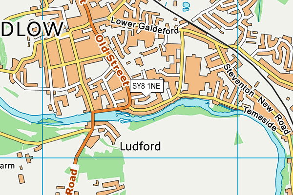 SY8 1NE map - OS VectorMap District (Ordnance Survey) SY8 1NE map - OS VectorMap District (Ordnance Survey)