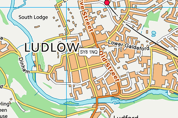 SY8 1NQ map - OS VectorMap District (Ordnance Survey) SY8 1NQ map - OS VectorMap District (Ordnance Survey)