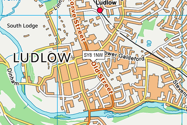 SY8 1NW map - OS VectorMap District (Ordnance Survey) SY8 1NW map - OS VectorMap District (Ordnance Survey)