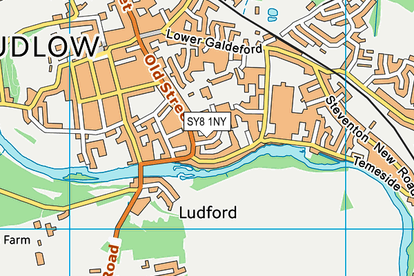SY8 1NY map - OS VectorMap District (Ordnance Survey) SY8 1NY map - OS VectorMap District (Ordnance Survey)