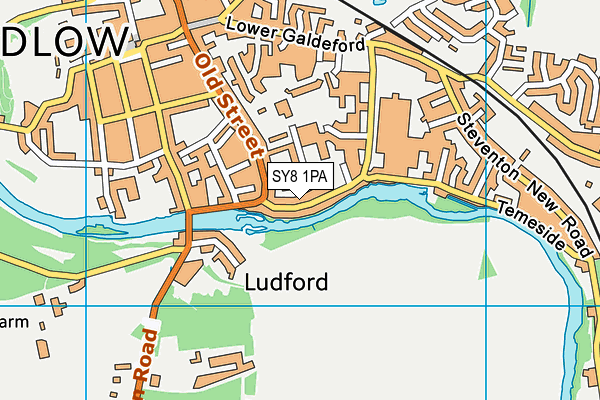 SY8 1PA map - OS VectorMap District (Ordnance Survey) SY8 1PA map - OS VectorMap District (Ordnance Survey)