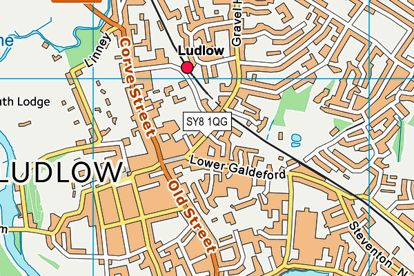 SY8 1QG map - OS VectorMap District (Ordnance Survey) SY8 1QG map - OS VectorMap District (Ordnance Survey)