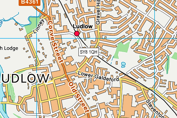 SY8 1QH map - OS VectorMap District (Ordnance Survey) SY8 1QH map - OS VectorMap District (Ordnance Survey)