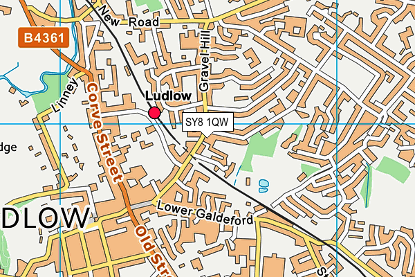 SY8 1QW map - OS VectorMap District (Ordnance Survey) SY8 1QW map - OS VectorMap District (Ordnance Survey)