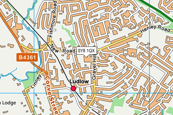 SY8 1QX map - OS VectorMap District (Ordnance Survey) SY8 1QX map - OS VectorMap District (Ordnance Survey)