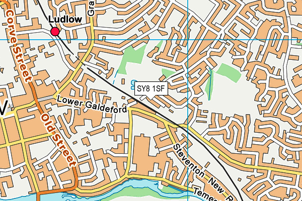 SY8 1SF map - OS VectorMap District (Ordnance Survey) SY8 1SF map - OS VectorMap District (Ordnance Survey)
