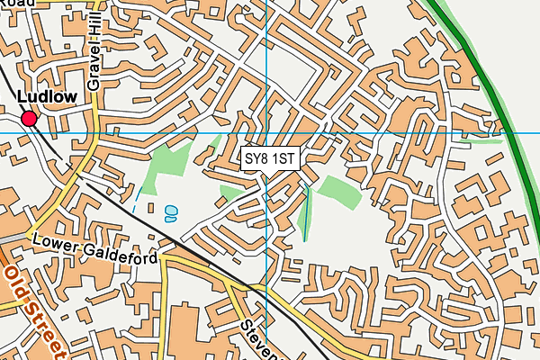 SY8 1ST map - OS VectorMap District (Ordnance Survey) SY8 1ST map - OS VectorMap District (Ordnance Survey)